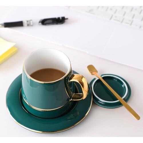 1pcs European Style Mug for Drinking Coffee, Milk, Afternoon Tea and Other Ceramic Coffee Mug Set Nordic Style