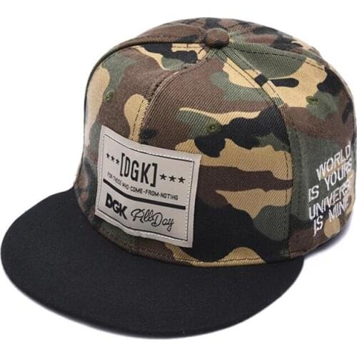 New Brand DGK Snapback Caps Men Women Flat Hip Hop Baseball Cap 100%Cotton Casquette Gorras Hat Adult Camouflage Adjustable Hats