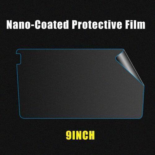 NO Tempered Glass) 229mm*129mm Soft TPU Nano-coated Screen Protective Film for Seicane 2din 9 inchCar GPS Navigation