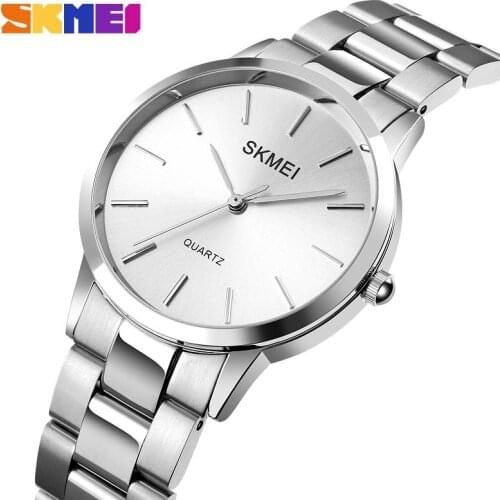 SKMEI Quartz Watch Womens Watches Men Couples Clock 3Bar Waterproof Female WristWatches Ladies Dress relogio feminino 1694 1695