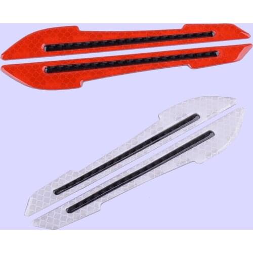 CITALL 3D Rearview Mirror Reflective Sticker Safety Warning Strip Tape Decal Car Styling