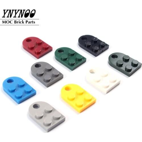 20Pcs/lot MOC Brick Parts 3176 Plate Special 3 x 2 with Hole Building Blocks Bricks DIY Assembles Modified Heart Model Toys Gift