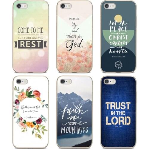 For Xiaomi mi Redmi Note 3 4 4X 5 6 7 8 8t 9 9s 9t 10 pro lite Housing Bible Jesus Philippians Christian Art