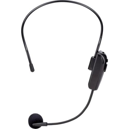 FM Headset Microphone Professional Wireless Head-Wear Mic Voice Amplifier for Speech Teaching