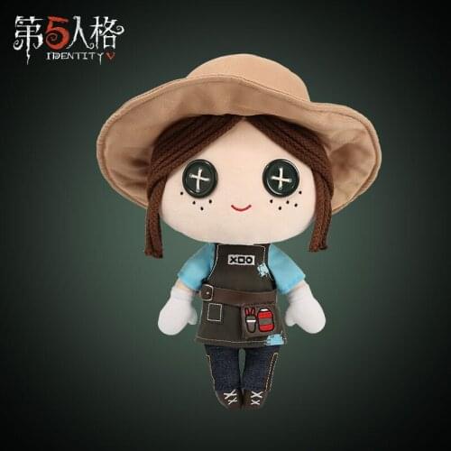 Game Identity V Gardener Emma Woods Cosplay Plush Doll Seer Stuffed Toy Change Suit Dress Up Clothing Cute Anime Dolls Xmas Gift