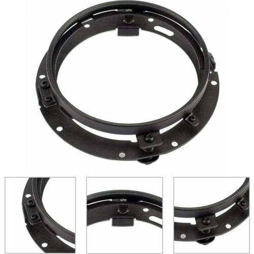 Cradle Headlight Bracket For Jeep Wrangler JK 2007-2016 Holder Mounting Parts Replacement Round