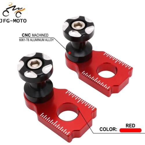 Motorcycle New 2019 CNC Rear Chain Adjuster Axle Blocks For HONDA CRF1000L CRF 1000L 2016 2017 2018 2019 Dirt Bike