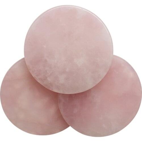 1PC Round Jade Stone Eyelash Extension Glue Pallet Emerald Adhesive Holder Polish Plate Base Nail Color Palette Practice Tool