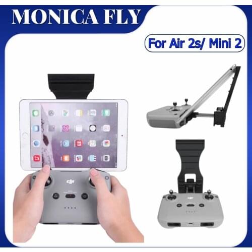 Dron Remote Controller Tablet Holder Adjustable Tablet Extended Bracket Clip for DJI Mavic Air 2s / Mini 2 Drone Accessories