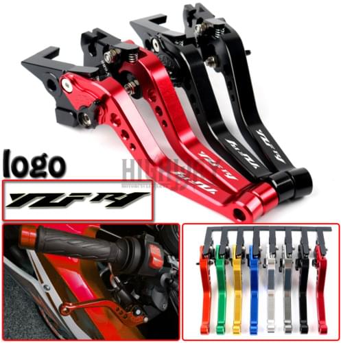 Motorcycle Brake Handle Bar Lever CNC Aluminum Short Adjustable Brake Clutch levers For Yamaha YZF R1 YZF-R1 2002-2003