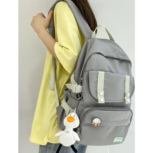 Girl College Fashion Cute Waterproof Female Backpack New Lady Laptop Bag Harajuku Kawaii Backpacks Cool Travel School Bags Women