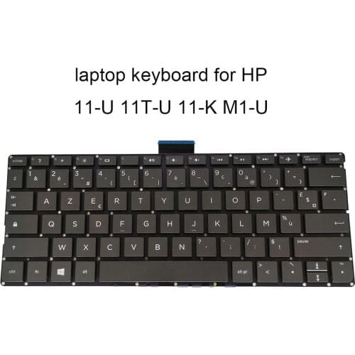 Replacement keyboards for HP Pavilion 11 x360 11-U 11T-U 11-K M1-U FR French Small enter black keyboard laptop parts best sell