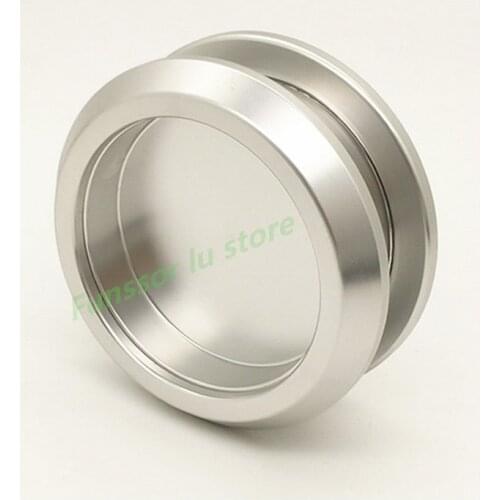 Aluminum alloy glass door round handle,cut out 45mm,Bathroom door ,easy to install,Invisible sliding door handle,Hardware