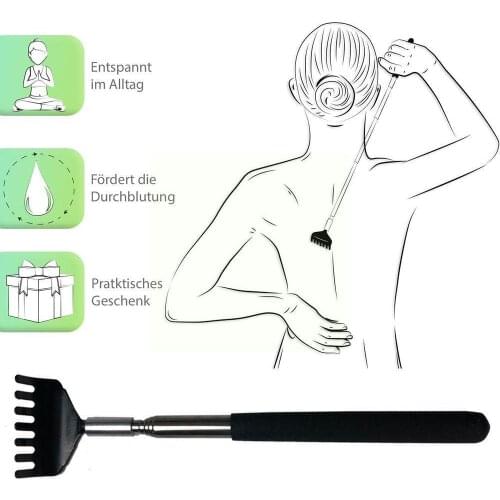 Back Scratcher Telescopic Scratching Backscratcher Scraper Telescoping Health Itch Massager Extendable Products Kit Back S9N1