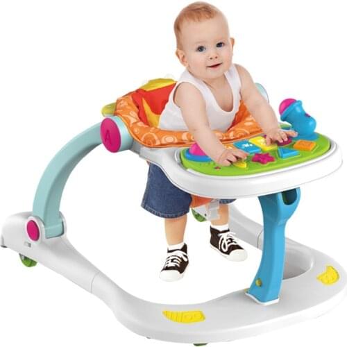 Four-in-one walker trolley, multi-function walker, baby dining table and chair, four-in-one walker plus dining chair