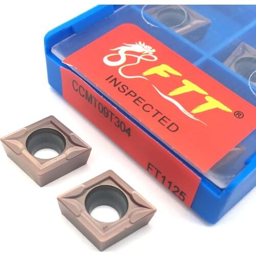 CCMT060204 CCMT09T304 FT1125 CNC metal Internal Turning Tools Carbide Inserts for stainless steel