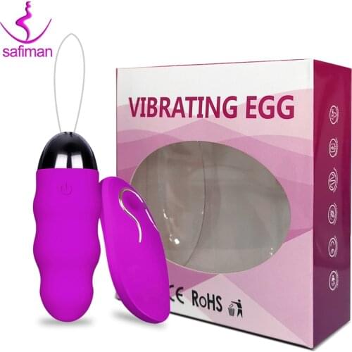 Chinese Silicone Vagina Ben Wa Geisha Ball Kegel Muscle Exerciser Wireless Remote Control Vibrator Sex Egg Toys for Women Adult