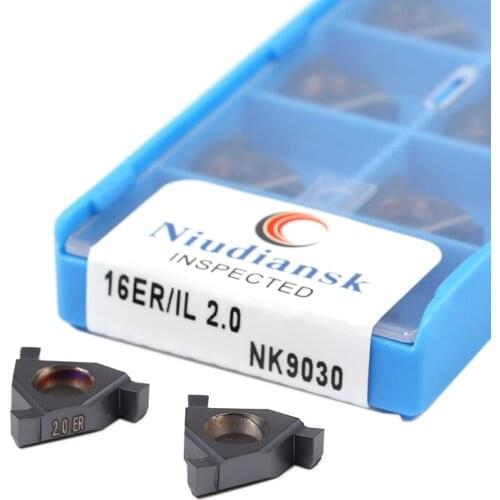 16ER/IL 2.0 NK9030 Shallow Grooving Blades 16ER IL 2.5 NK9030 CNC Lathe Tools 16ER/IL 3.0 Carbide Inserts Slotting Turning Tools