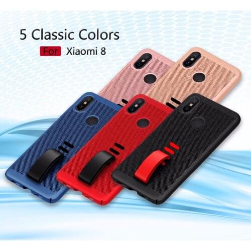 Ultra Slim Phone Case For Xiaomi Mi8 Breathable Hollow Cases For Xiaomi mi a1 5X Hard PC Cover Fundas Coque Shell