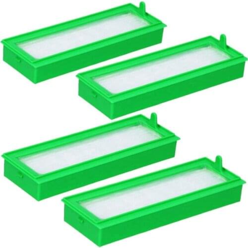 4 Filters Suitable for Vorwerk Kobold VR200 and VR300 Robot Vacuums for the Vacuum Cleaner Dust Bin