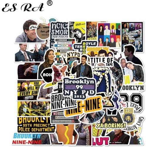 50 Pcs/Set Stickers Pack US teleplay Sticker Brooklyn Nine-Nine Laptop Decals Waterproof Suitacase Pegatinas Pitcher Skateboard