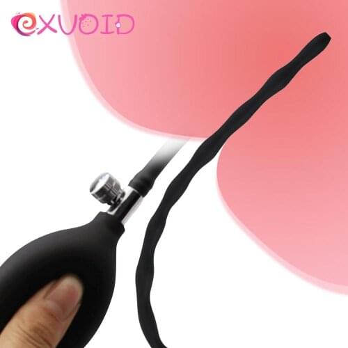 EXVOID Anal Dilatator Sounds NO Vibrator Sex Toys For Men Urethral Catheter Sounding Penis Plug Pump Male Penis Insert Device
