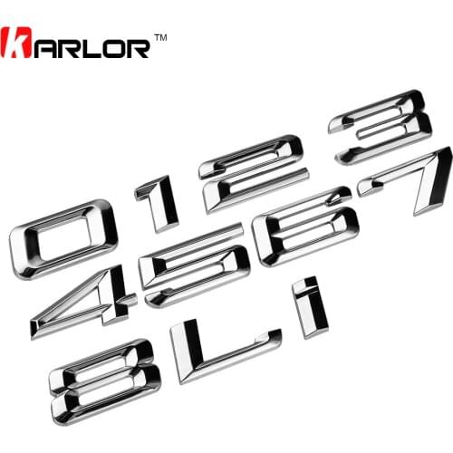 Car Styling 3D ABS Auto Car Emblem Badge Rear Trunk Logo Sticker For BMW E46 E39 E90 E60 E36 E30 E34 E53 F30 F10 F20 X1 X3 X5
