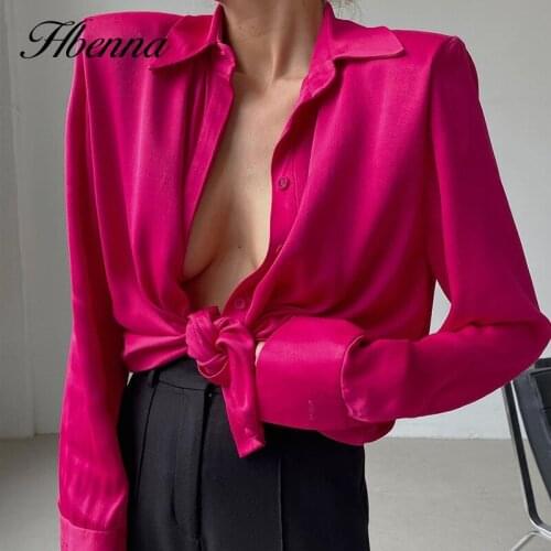 BYEMYLOVE Womens Silk Shirts