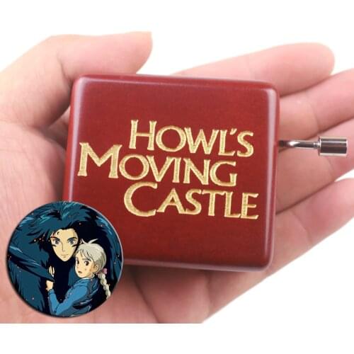 Sinzyo Handmade Wooden Merry Go Round of Life Music Box Wood Carved Mechanism Musical Box Gift For Christmas Valentines day