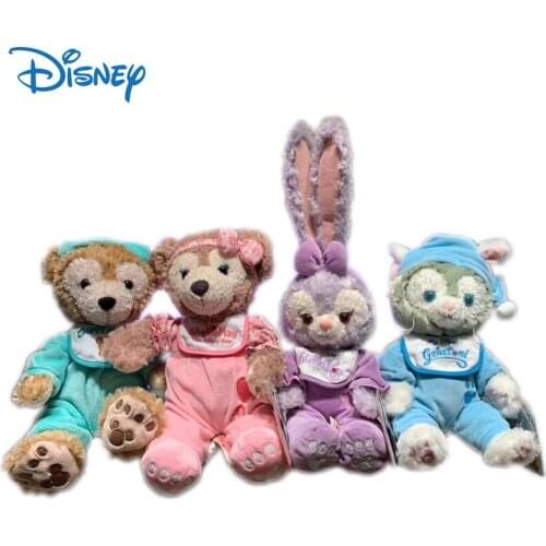 Disney Genuine Duffy Kawaii Plush Toys Room Decor Shirley Action Figure Cute Pajamas Stuffed Plush Dolls Toys for Kids Girl Gift