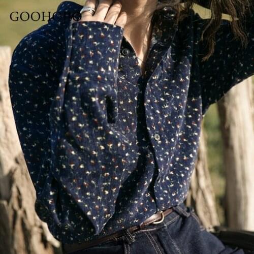 GOOHOJIO Long Blouses
