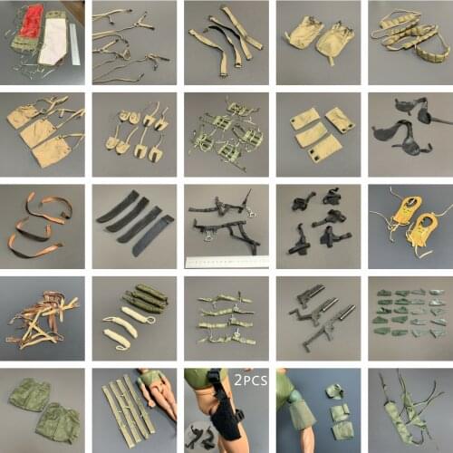 Lot 1/6 21st Century Toys Belt Guns for 12" GI Joe Action Figure WWII The Ultimate Soldier Military Accessories