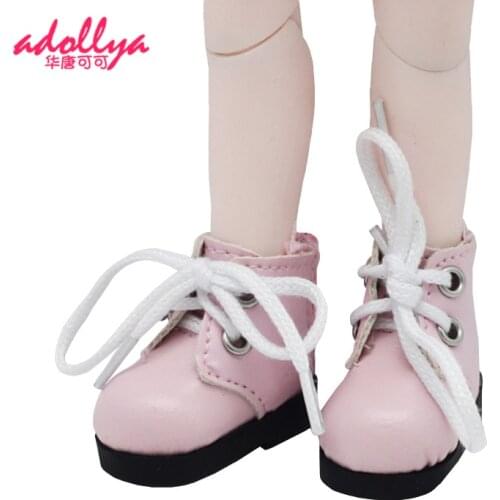 Adollya BJD Doll Accessories 4.5cm Shoes for Doll Casual Martin Boots BJD Shoes Suitable for 1/6 Dolls