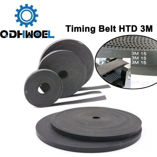 10Meters HTD-3M-30mm PU Open Belt for CO2 Laser Engraving Cutting Machine