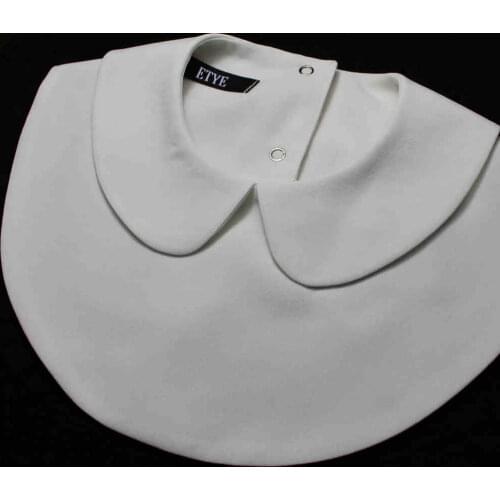 Cute Preppy Style Detachable Peter Pan Collar White Fake Collar Shirt for Women Fake Shirts Collars