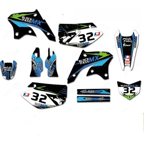 For Kawasaki 450 KLX 2018-2008 Stickers Decals Graphics For Kawasaki KLX450 KLX 450 2008 2009 2010 2011 2012 2013 2014-2017 2018