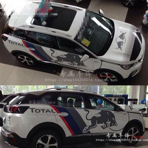 Car stickers FOR Peugeot 5008 body appearance personalized custom modified racing decal film