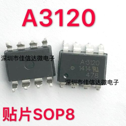 100% New Original 5pcs/lot High Quality HCPL-3120 A3120 DIP8/SOP8
