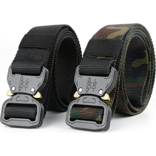 New Nylon Belt Men Army Tactical Belt Molle Military SWAT Combat Belts Knock Off Survival Waist Tactical Battle Belt Dropship