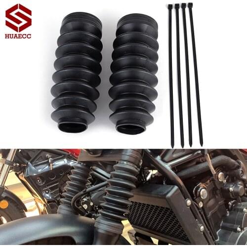 Front Fork Cover Gaiters Gators Boots Shock Protector Absorber Protective Sleeve for Honda Rebel CMX 300 500 2020-2021