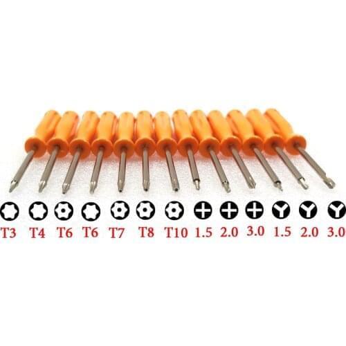 50pcs TORX T8 T10 Precision Screwdriver T6 Security Screwdriver Repair Tools For Xbox One X S Slim Controller Tamperproof Hole
