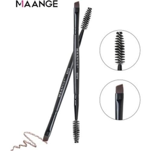 1Pcs Professional Make Up Brushes Eyebrow Brush+Eyebrow Comb 7 Color Beauty Eyebrow Brush Pinceaux Maquillage Blending Eye Tool