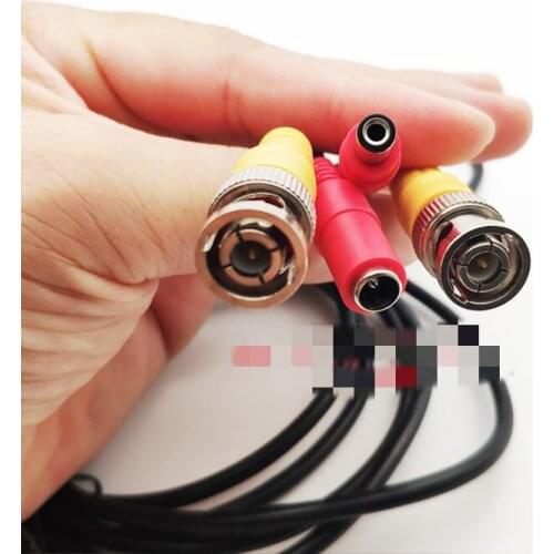 For Video Ear Picking Device Dedicated Cable Video PPower Cord 2-in-1 BNC Head/DC Head Integrated Line