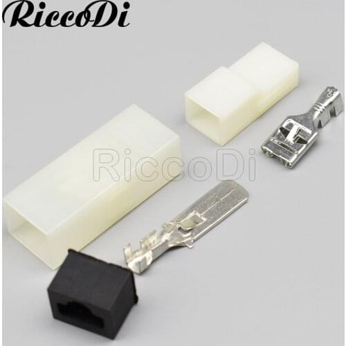 1-50Sets 1 Pin Way Automotive Connector Male Female Electric Socket Uesd For High Current Cable Plug DJ7013-9.5-11 DJ7013-9.5-21