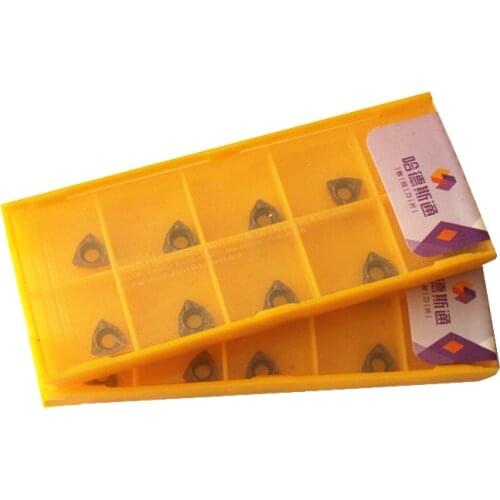 10PCS WCMX030208FN HS5231 / 04/05/06/08 CNC Tool Indexed U Drill Carbide Insert For P.M.K