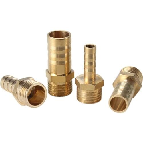 10PCS High Quality BT-PC Copper Gas Hose 4 Points External Thread Adapter Copper Pagoda Nozzle Outer Wire Pagoda Connector PC