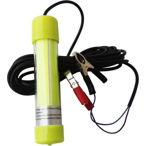 110V 20W COB LED Underwater Fishing Boat Light 12V Night Fishing Lures for Fishmen