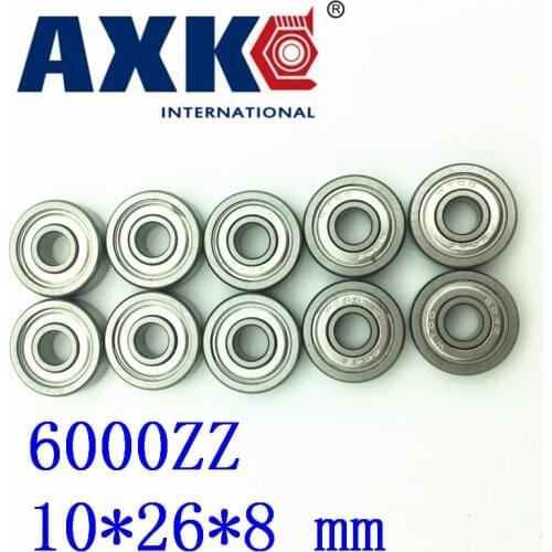 2019 Rodamientos High Quality Deep Groove Ball Bearing 6000 Z 6000zz 6000z 6000-2z 80100 10*26*8 Mm 20pcs/lot Free Shipping