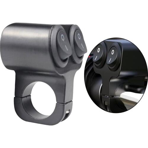 22mm 12V Motorcycle Handlebar Control Switch Headlight Flasher Speaker Switch 2 Choice For Handlebar Fog Light