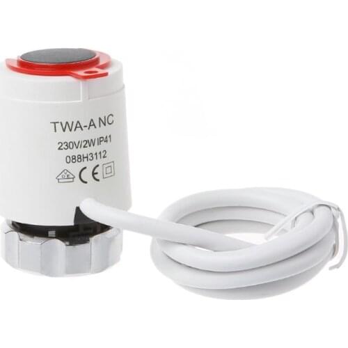 230V Thermal Electric Actuator Flooring Heating System Water Separator For Manifold